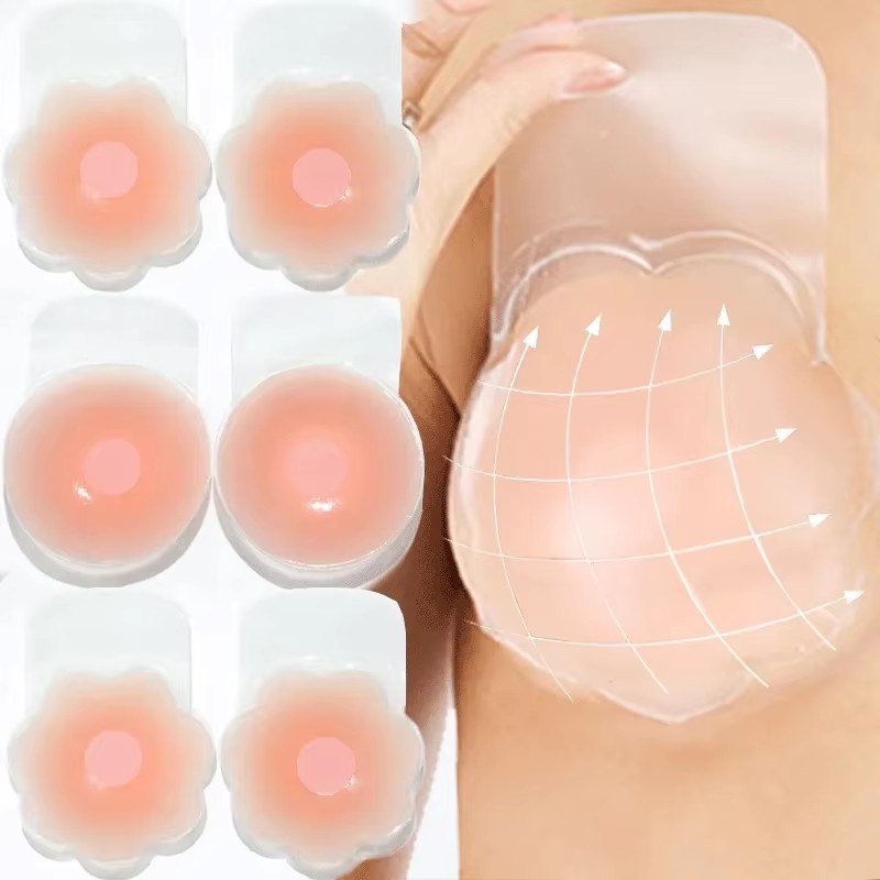 1-3 Pasang Penutup Puting Sili - Strapless Bra Backless ulasan dan harga